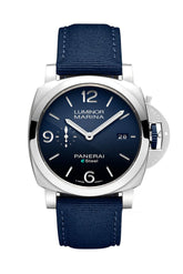 Panerai Luminor Marina Esteel Blue Dial Pam01157 Watch